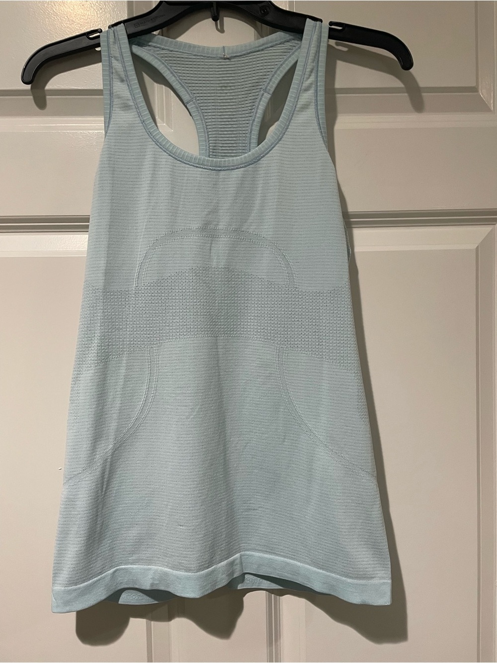 Women’s Light Blue Seamless Lululemon Swiftly Racerback Tank Top